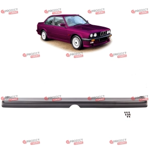 Spoiler tylny do BMW 3 (E30) Sedan 1982 - 1990  (szary / do pomalowania) w stylu M pakiet