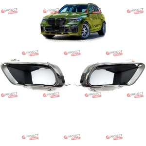 Końcówki tłumika do BMW X5 (G05, F95) 2018 -  (czarne) w stylu M pakiet