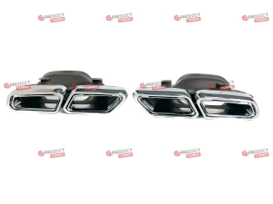 Końcówki tłumika do MERCEDES CLS (C218) 2013 - 2017 (chrom) w stylu AMG