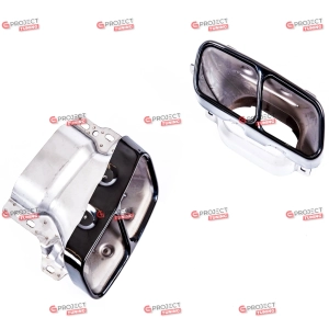 Końcówki tłumika do MERCEDES GLA-Class (X156) 2013 -  (czarne) w stylu AMG
