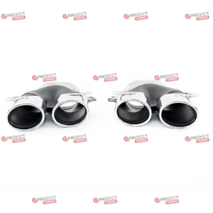 Końcówki tłumika do MERCEDES GLC (X253) 2021 - 2023 (chrom) w stylu E53