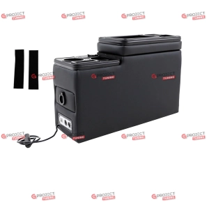 Schowek z USB do VW TRANSPORTER T5 Platform/Chassis 2003 - 2019 (czarny)