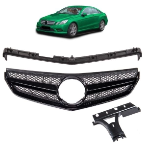Grill do MERCEDES E-Class (A207) Kabriolet 2009 - 2013 (czarny połysk)