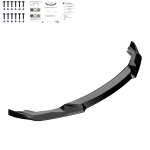 Dokładka przedniego zderzaka do BMW 2 (F22, F87) Coupe 2018-2020 (czarny połysk) M2 Competition