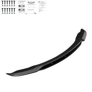 Dokładka przedniego zderzaka do BMW X5 (E70) 2010-2013 po liftingu (czarny połysk) M pakiet
