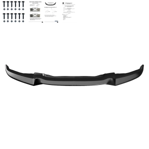 Dokładka przedniego zderzaka do BMW X6 (F16, F86) 2014-2019 (czarny połysk) M pakiet