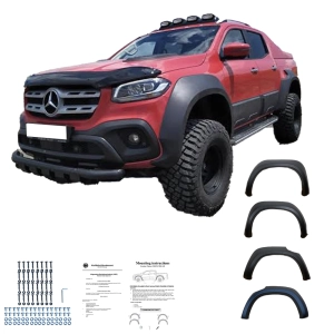 Poszerzenia błotników do MERCEDES X-Class (470) 2017- (czarny mat) Jumbo