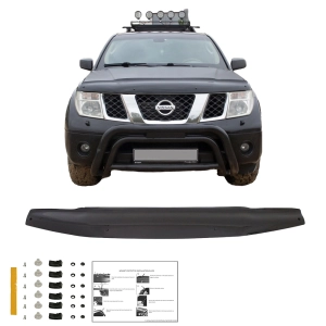 Osłona maski do NISSAN NAVARA (D40) 2005-2010 (czarny połysk)