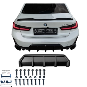 Dyfuzor tylny do BMW 3 Series M-Pakiet G20/G21 Facelift 2022+ czarny połysk