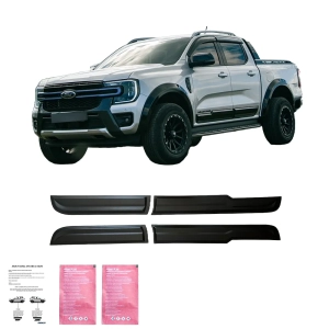 Listwy boczne do FORD RANGER (T9) 2022- (czarny mat)