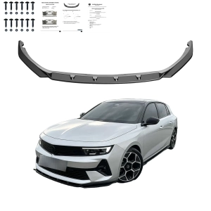 Dokładka przedniego zderzaka do OPEL ASTRA L 2020- (czarny połysk)