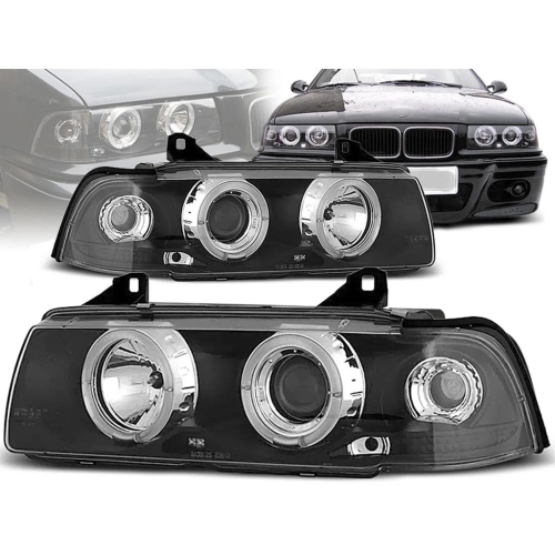 [HELBM0049] HEADLIGHTS ANGEL EYES BLACK fits BMW E36 12.90-08.99 C-C.jpg