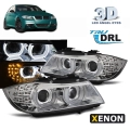 [HELBM0219] XENON HEADLIGHTS ANGEL EYES LED DRL CHROME fits BMW E90-E91 09-11.jpg